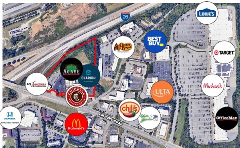 550 Airport Dr, Fletcher, NC à louer - Photo du bâtiment - Image 2 de 2