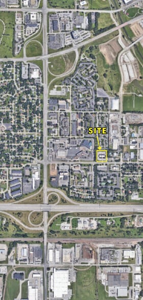 6818 Grover St, Omaha, NE for lease - Aerial - Image 3 of 4