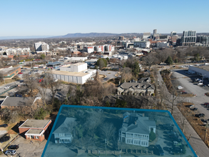 Corner of Howe and Bradshaw, Greenville, SC - aerial  map view - Image1