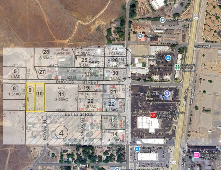 SE Rhodes St & S Curry St, Carson City, NV for sale - Building Photo - Image 3 of 4
