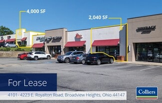 More details for 4101-4223 E Royalton Rd, Broadview Heights, OH - Retail for Lease