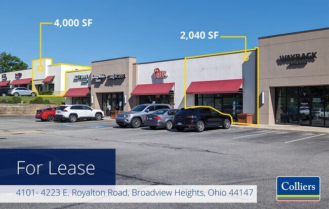 Plus de détails pour 4101-4223 E Royalton Rd, Broadview Heights, OH - Commerce de détail à louer