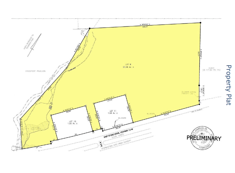 E Stone Dr, Kingsport, TN à vendre - Plan cadastral - Image 2 de 3