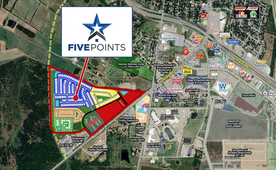 South Washington Street & Five Points Drive, Kaufman, TX for sale - Building Photo - Image 3 of 9