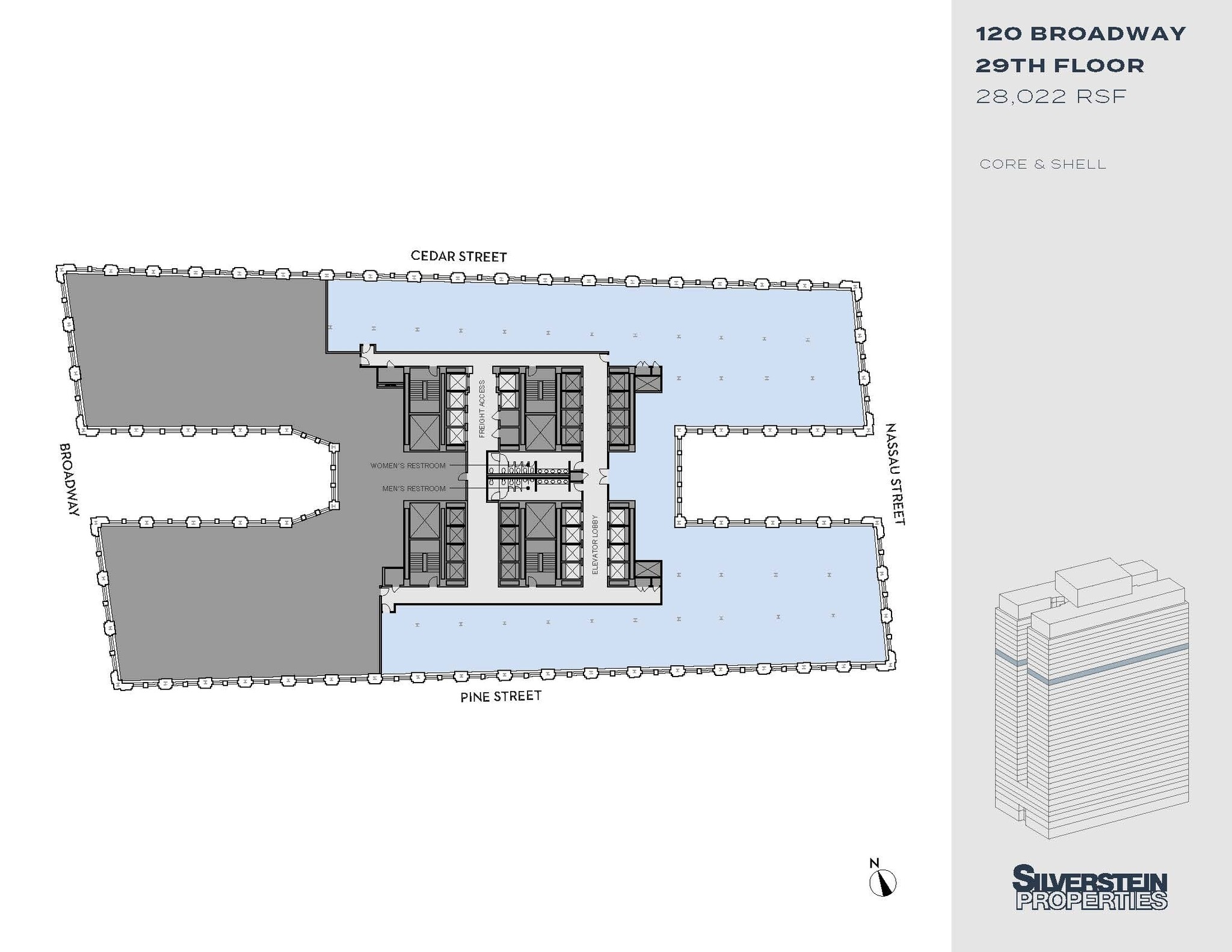 120 Broadway, New York, NY à louer Plan d’étage- Image 1 de 4