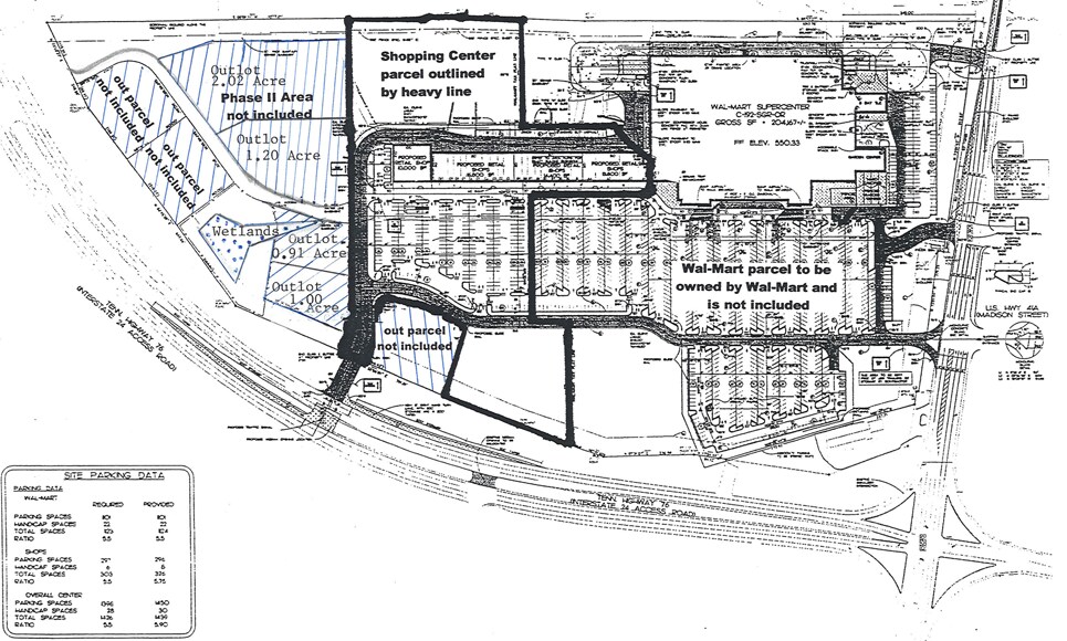 2315-2367 Madison St, Clarksville, TN à louer - Plan de site - Image 3 de 6