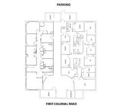 1101 First Colonial Rd, Virginia Beach, VA for lease Floor Plan- Image 1 of 1