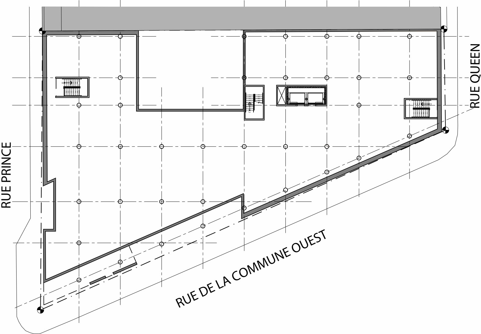731-759 Rue de la Commune Ouest, Montréal, QC à louer Plan de site- Image 1 de 2
