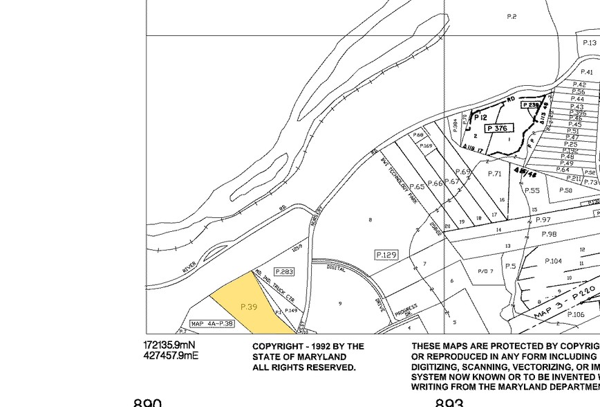 1344 W Nursery Rd, Linthicum, MD à louer - Plan cadastral - Image 2 de 12