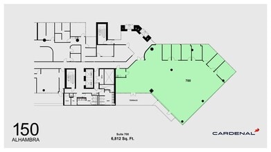 150 Alhambra Cir, Coral Gables, FL for lease Site Plan- Image 1 of 1