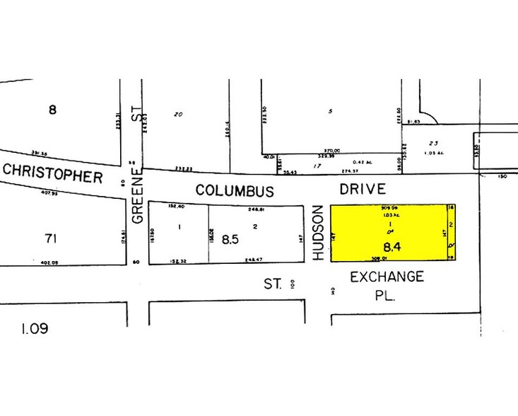 10 Exchange Pl, Jersey City, NJ for lease - Plat Map - Image 2 of 8