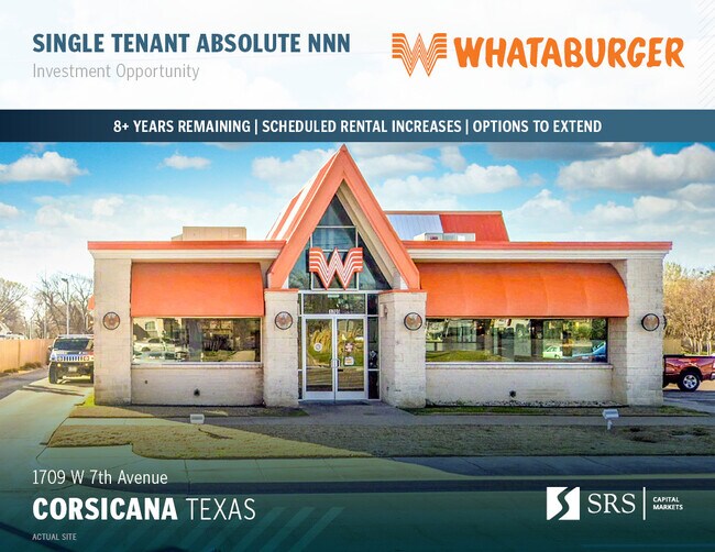 Plus de détails pour 1709 W 7th Ave, Corsicana, TX - Commerce de détail à vendre