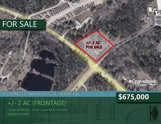 More details for 11700 FM 2432 Rd, Willis, TX - Land for Sale