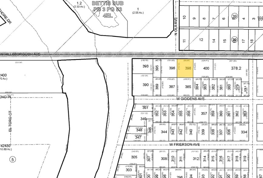 246 W Hillsborough Ave, Tampa, FL à louer - Plan cadastral - Image 2 de 16