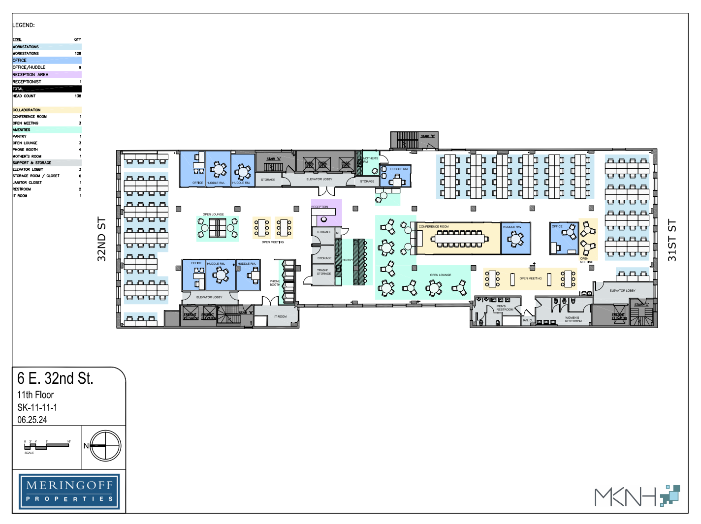 6 E 32nd St, New York, NY à louer Plan d  tage- Image 1 de 3