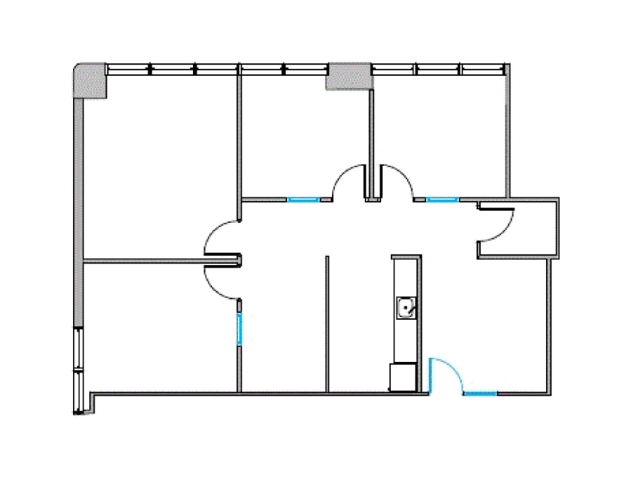 4100 Spring Valley Rd, Dallas, TX à louer Plan d’étage- Image 1 de 1