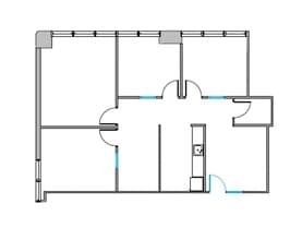 4100 Spring Valley Rd, Dallas, TX à louer Plan d’étage- Image 1 de 1