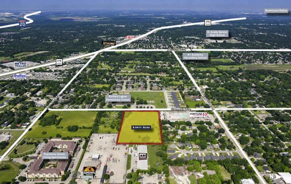 600 Edgeworth Drive, Dallas, TX à vendre - Photo du bâtiment - Image 2 de 4