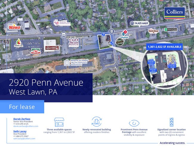 Plus de détails pour 2920 Penn Ave, Reading, PA - Commerce de détail à louer