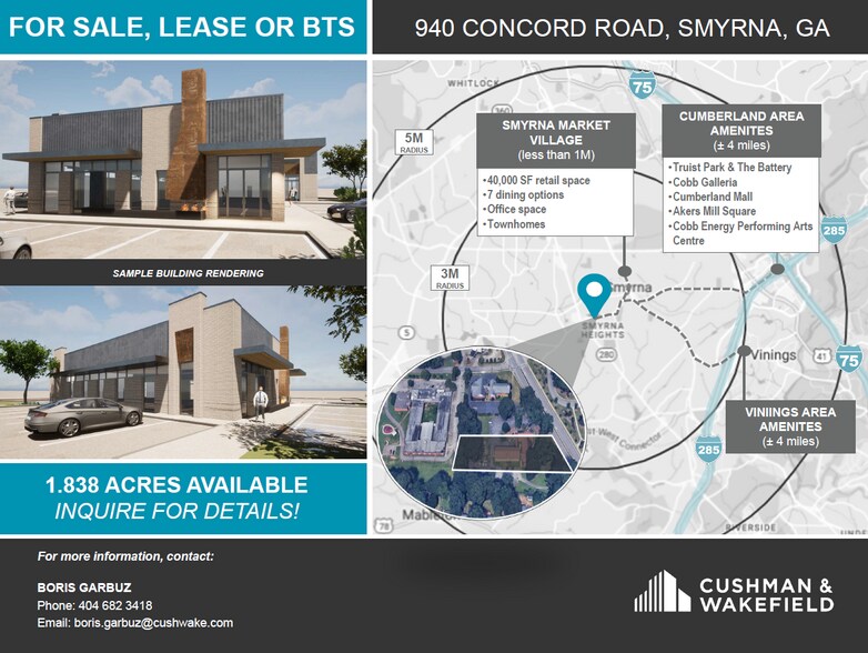 940 Concord Rd SE, Smyrna, GA à vendre - Photo du bâtiment - Image 2 de 2