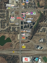 3700-3708 N Woodlawn Blvd, Wichita, KS - Aerial map view