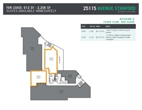 25115 Avenue Stanford, Valencia, CA for lease Floor Plan- Image 2 of 7