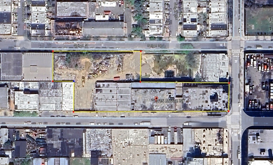 215 Moore St, Brooklyn, NY for lease Aerial- Image 1 of 3