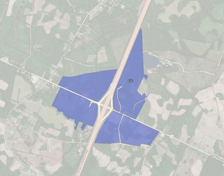I-95, Saint George, SC à vendre - Aérien - Image 3 de 8