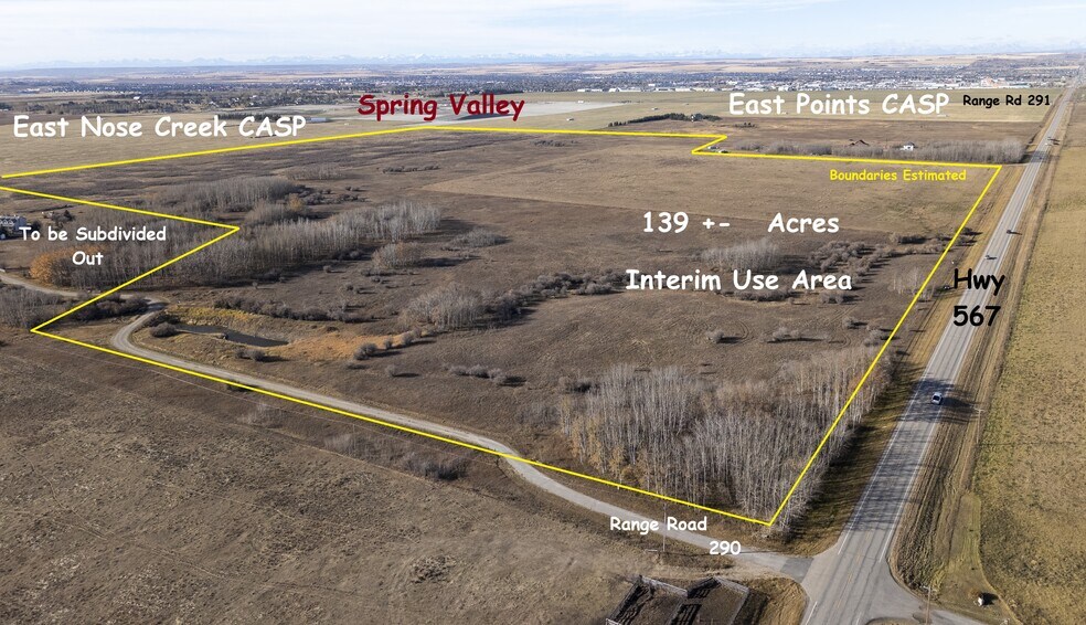 271245 Township Road 290, Airdrie, AB à vendre - Aérien - Image 3 de 5