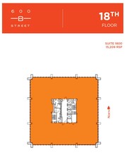 600 B St, San Diego, CA à louer Plan d  tage- Image 1 de 1