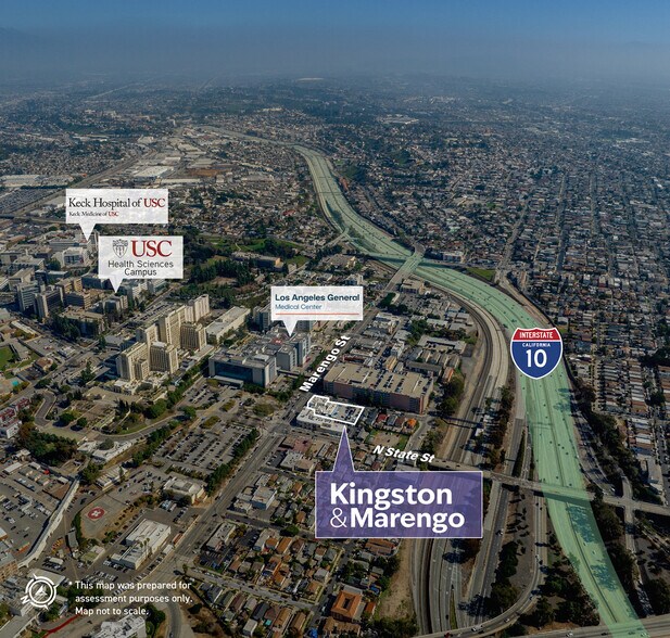 1920 Marengo St, Los Angeles, CA à vendre - Aérien - Image 2 de 9