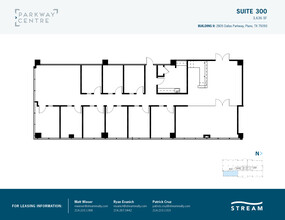 2805 Dallas Pkwy, Plano, TX à louer Plan d’étage- Image 1 de 1