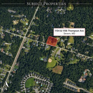 Plus de détails pour 1154 Thompson Ave, Severn, MD - Terrain à vendre
