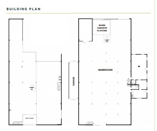 8040 River Rd, Richmond, BC for lease Floor Plan- Image 1 of 3