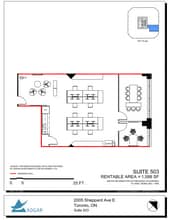 2001 Sheppard Ave E, Toronto, ON for lease Floor Plan- Image 2 of 6
