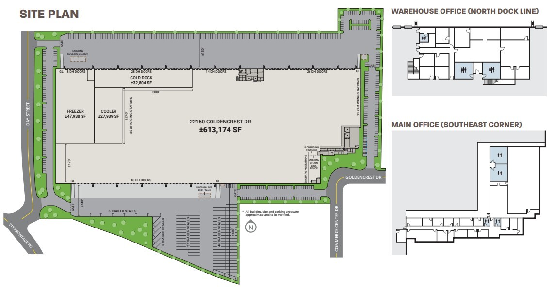 22150 Goldencrest Dr, Moreno Valley, CA for lease Site Plan- Image 1 of 2