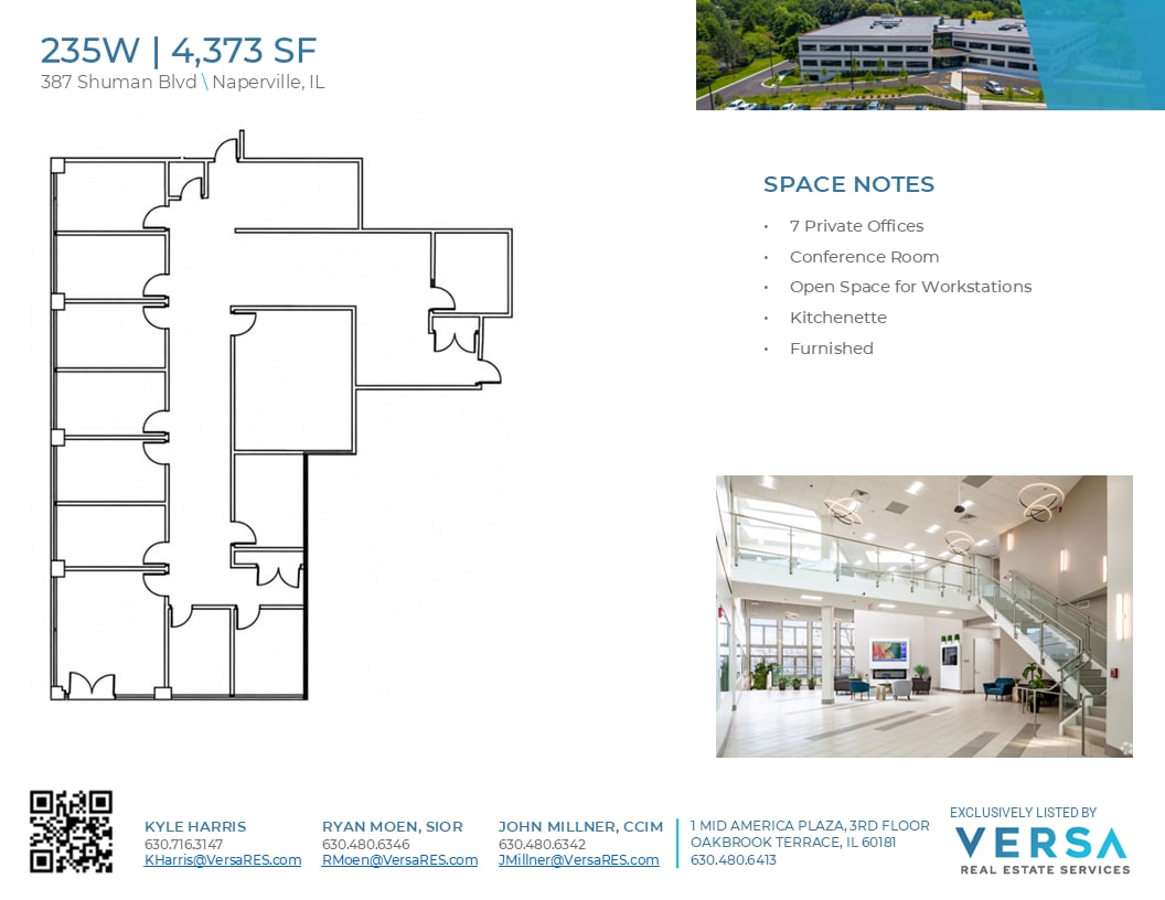 387 Shuman Blvd, Naperville, IL for lease Floor Plan- Image 1 of 1