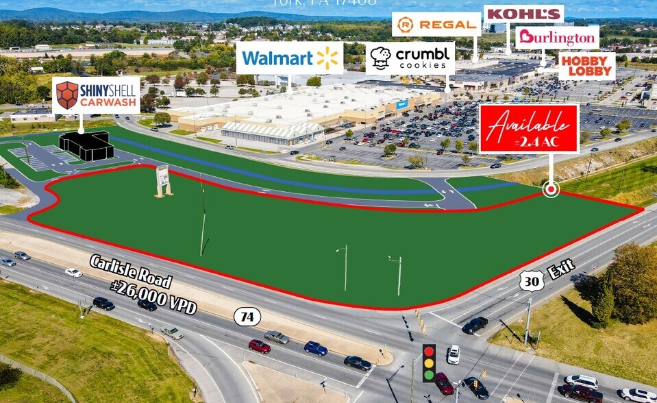 Town Center Dr, York, PA à louer - Photo principale - Image 1 de 1