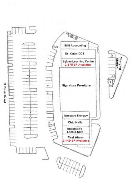 1463-1473 N Davis Rd, Salinas, CA à louer - Plan de site - Image 3 de 10