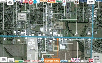 302 E 22nd St, Stuttgart, AR - aerial  map view