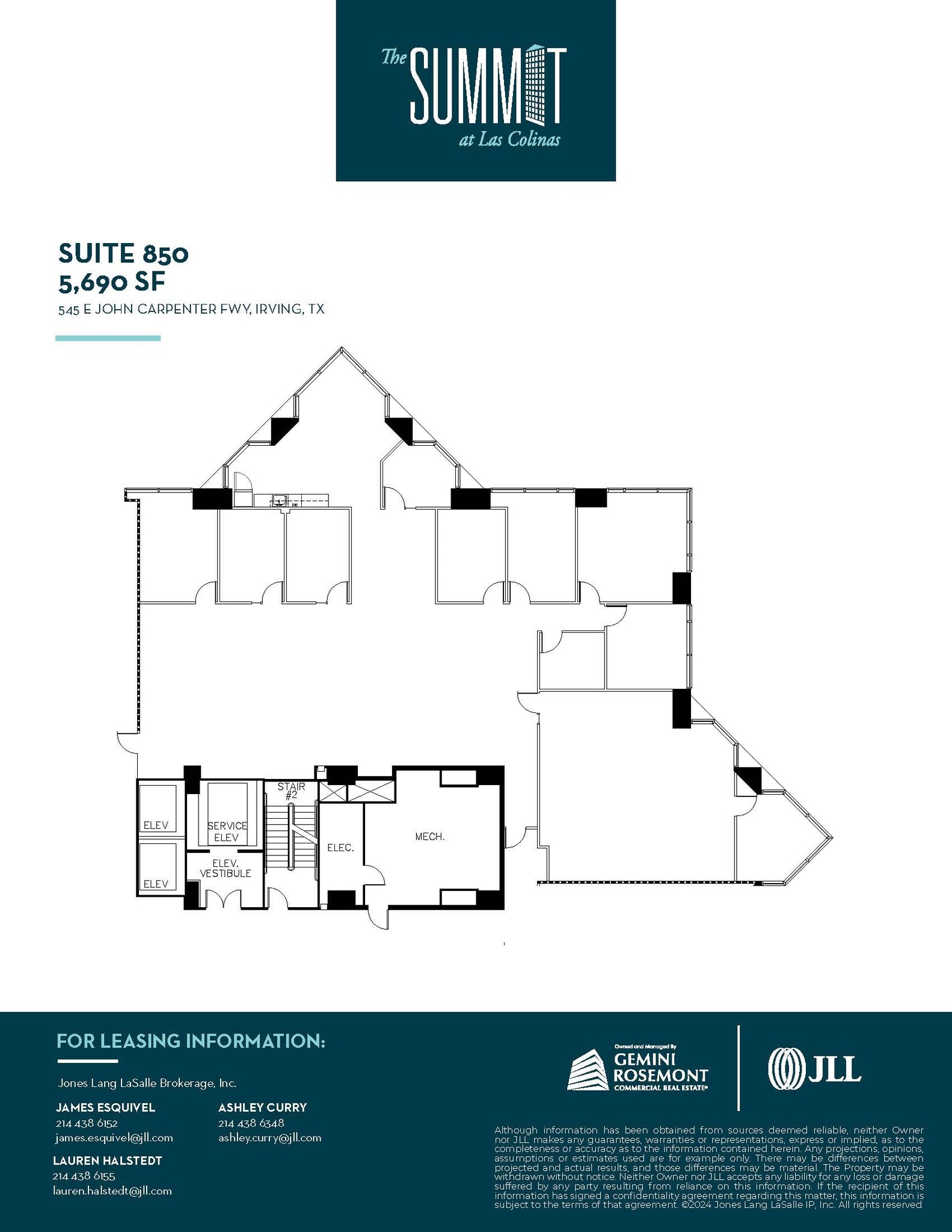 545 E John Carpenter Fwy, Irving, TX à louer Plan d’étage- Image 1 de 1