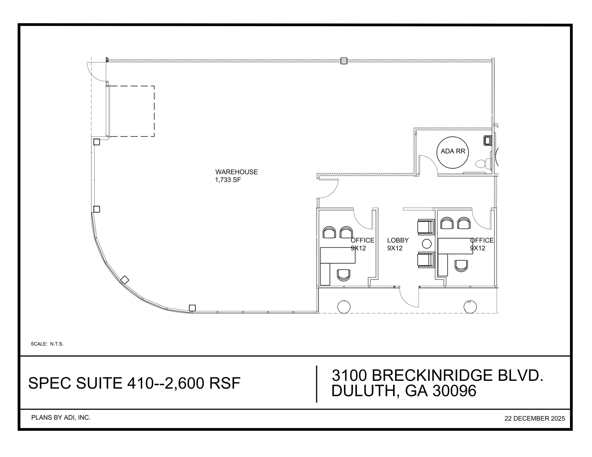 3100 Breckinridge Blvd, Duluth, GA à louer Plan de site- Image 1 de 8