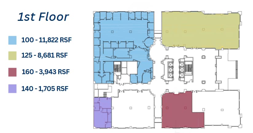 1 W Fourth St, Winston-Salem, NC for lease Floor Plan- Image 1 of 1