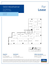 5433 Westheimer Rd, Houston, TX for lease Floor Plan- Image 1 of 1