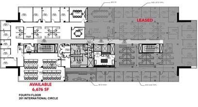 201 International Cir, Hunt Valley, MD for lease Floor Plan- Image 1 of 1