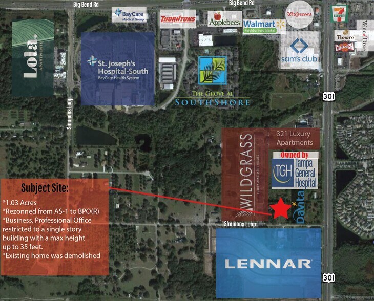 6613 Simmons Loop, Riverview, FL à vendre - Photo du bâtiment - Image 3 de 10