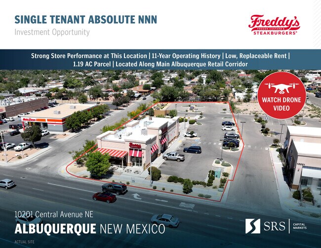 Plus de détails pour 10201 Central Ave NE, Albuquerque, NM - Commerce de détail à vendre