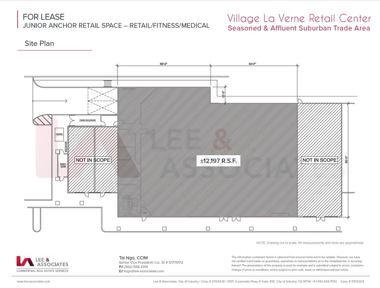 2105-2145 Foothill Blvd, La Verne, CA à louer - Plan de site - Image 3 de 4