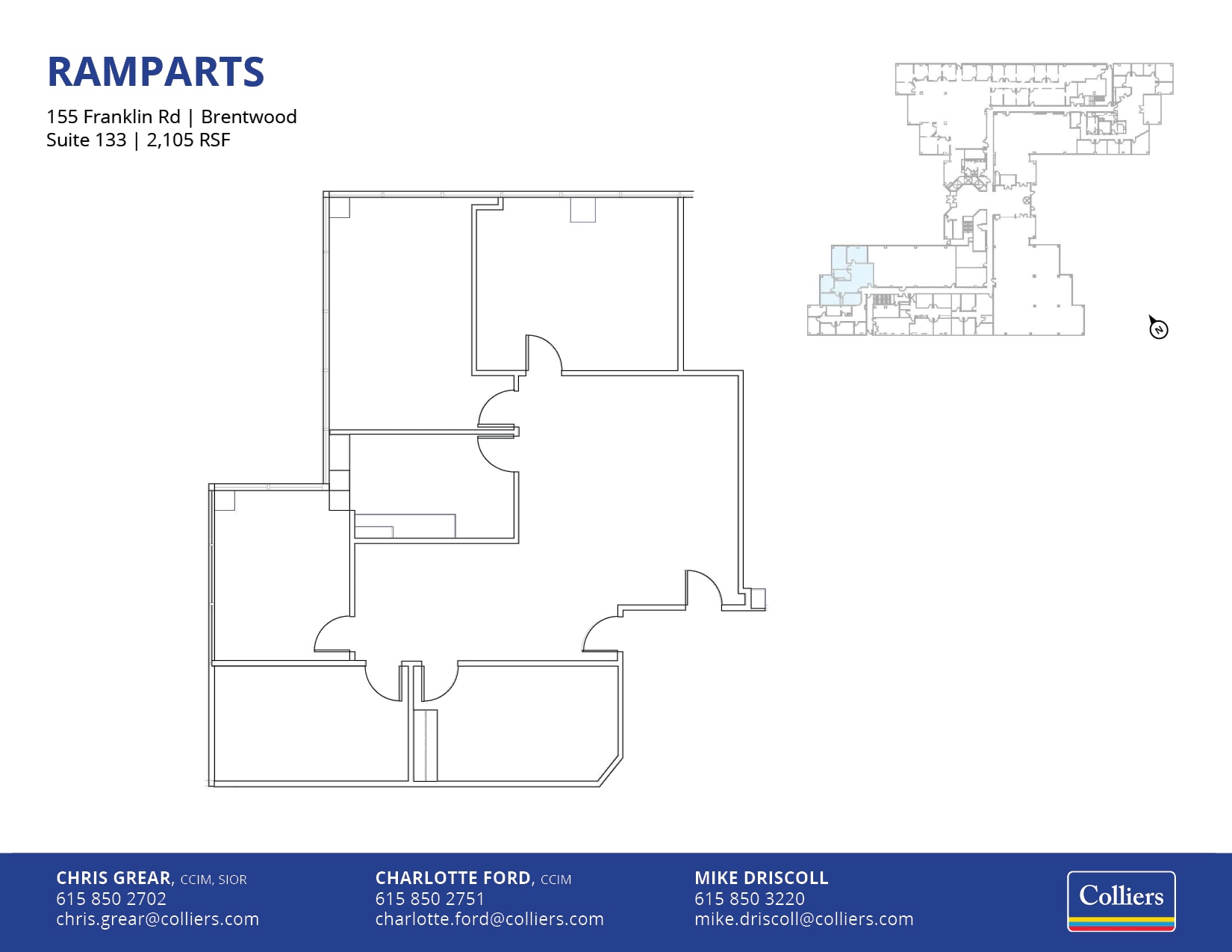 155 Franklin Rd, Brentwood, TN for lease Floor Plan- Image 1 of 1