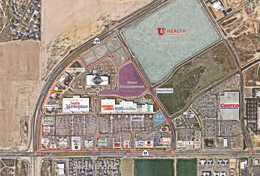 Pioneer Crossing & Redwood Rd, Saratoga Springs, UT à vendre - Aérien - Image 2 de 2